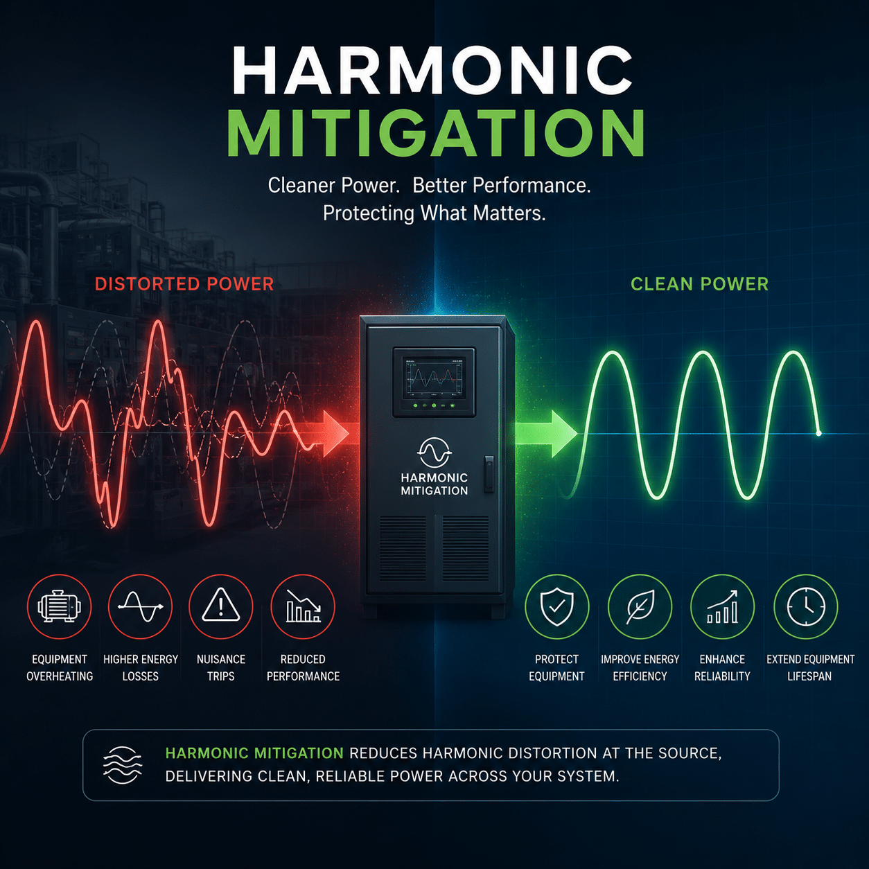 A Beginner’s Guide to Harmonic Mitigation: AFE, DC Chokes, Line Reactors, and Filters